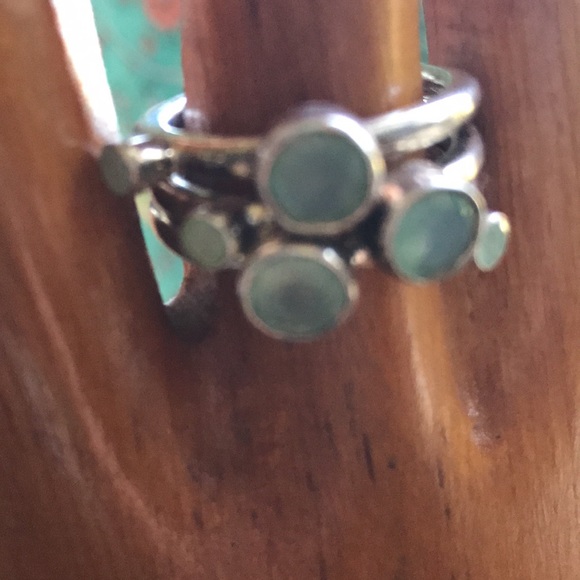 Three tiered BoHo ornate ring Sundance style size 10 Boho, mod, coastal - Picture 2 of 7
